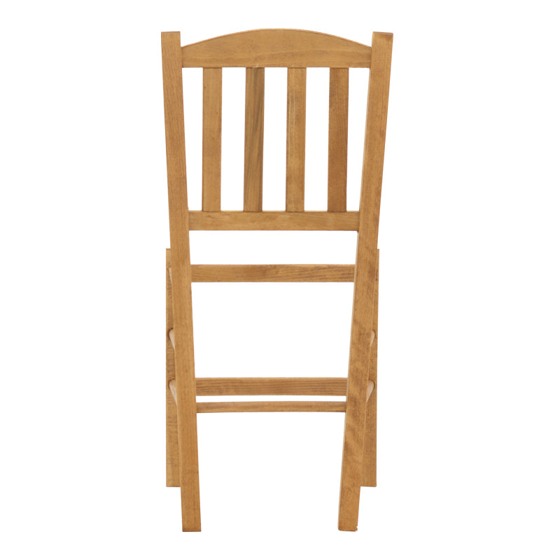 Модерен, класичен и уникатен дрвен стол Coffee shop chair Larer од тешка букова конструкција во сјаен полиран орев финиш за кафулиња и ресторани