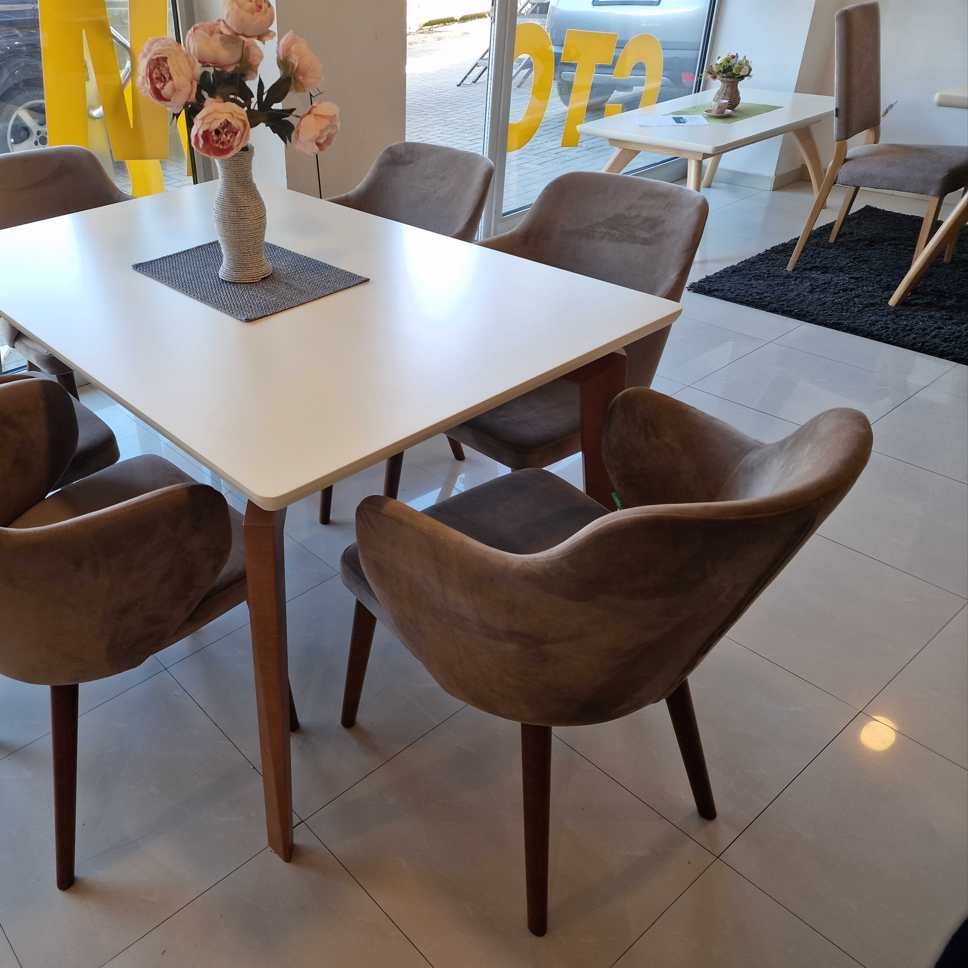 raztegljive jedilne mize, lesnina jedilne mize, jedilne mize / Dinning Table Vinci / Трпезариска Маса Винчи / Trpezariska Masa Vinchi