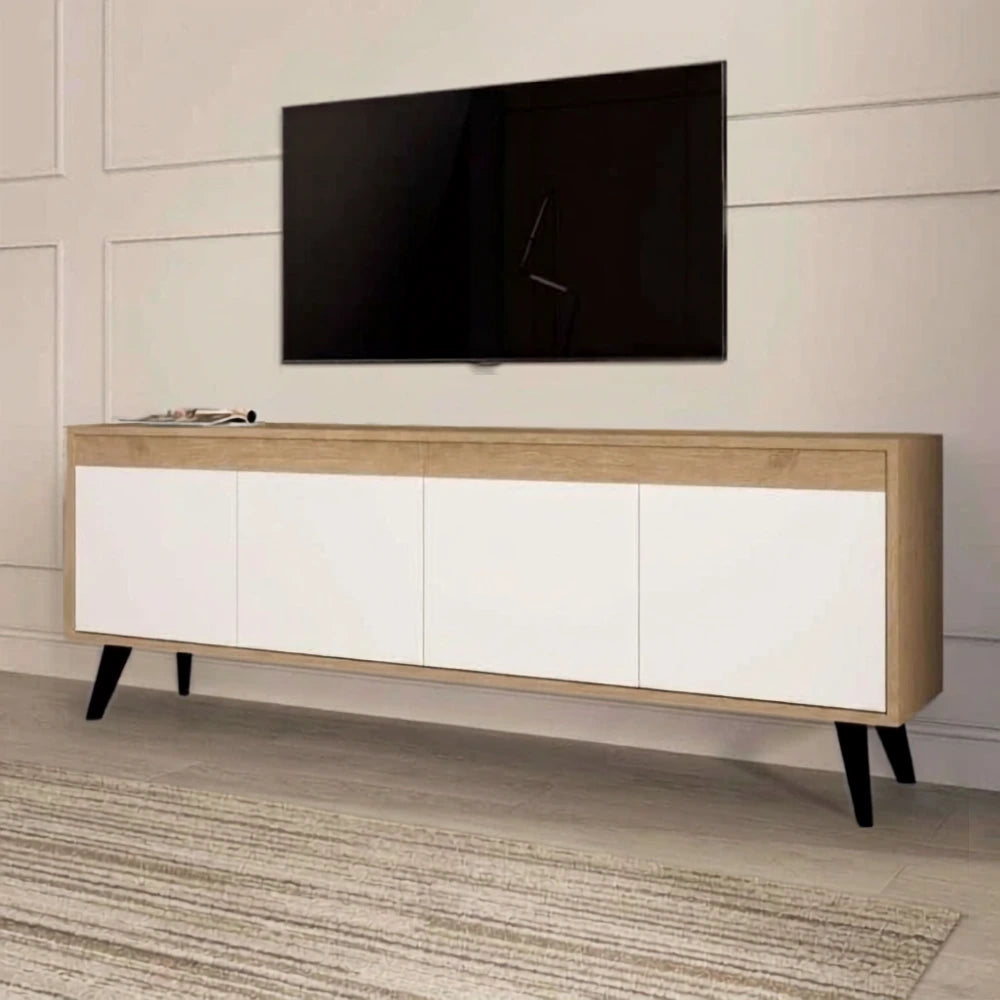 MODERN LIVORNO TV CABINET – ATLANTIC / WHITE (160 CM)