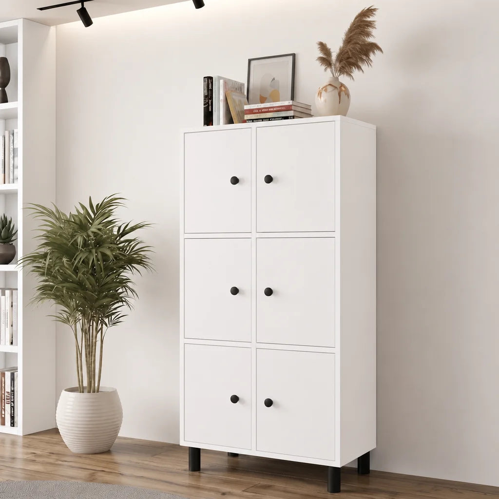 COMPACT WARDROBE VERONA (60x130 CM) - WHITE