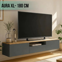 TV STAND  AURA – ANTHRACITE SONOMA (180CM)