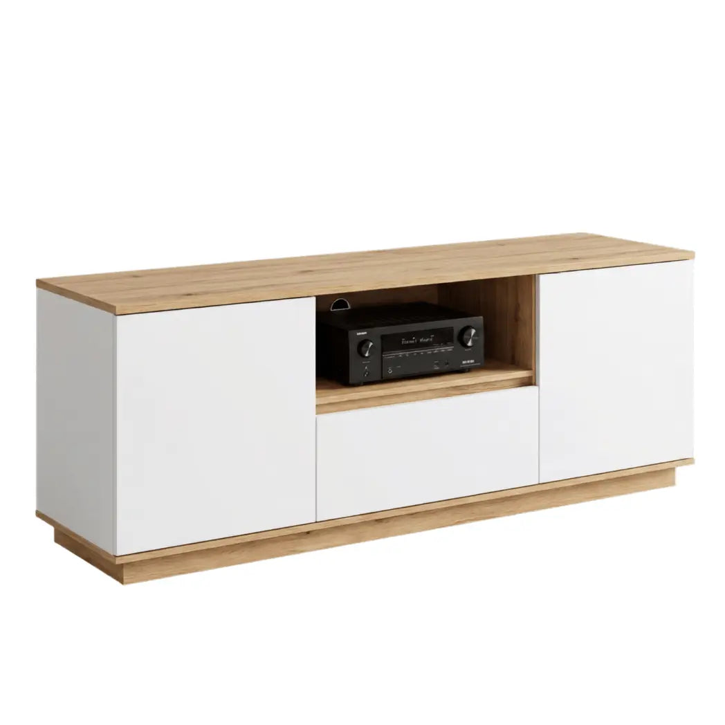 AMALFI LIVING ROOM FURNITURE SET – WHITE/ ATLANTIC (TV CABINET + COFFEE TABLE) (Copy)