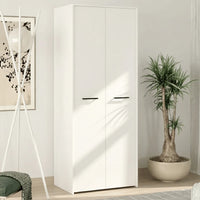 MODERN TWO-DOOR WARDROBE BRINDISI – WHITE COLOR