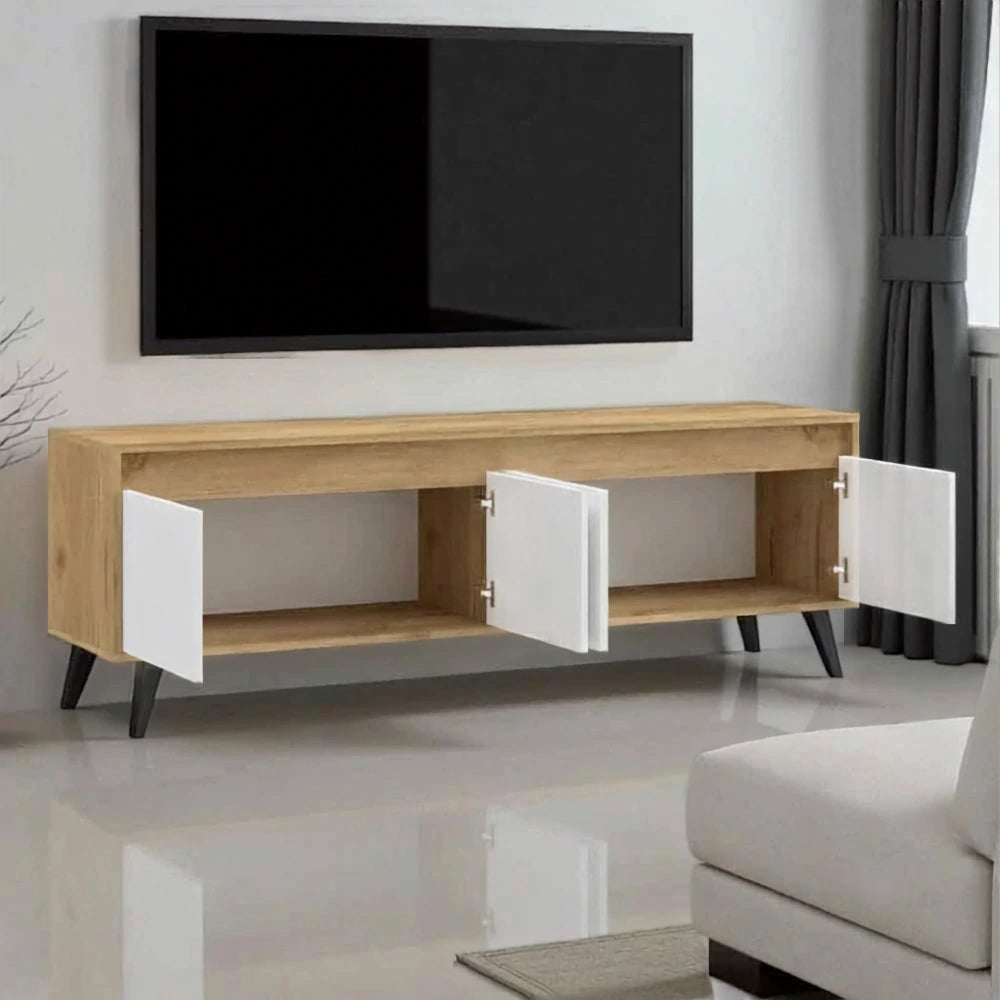 MODERN LIVORNO TV CABINET – ATLANTIC / WHITE (160 CM)